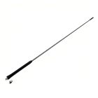 PANICAL Universal Motorcycle Whip Antenna with black 22.4-inch rod and M6 threaded mount for Gold Wing and compatible motorcycles
