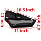Gold Wing GL1800 Saddlebag Lid Organizer dimensions 18.5 inch overall length