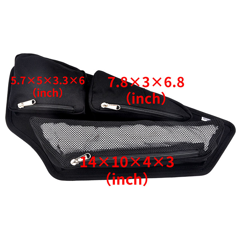 Gold Wing GL1800 Saddlebag Lid Organizer multi-pocket dimensions