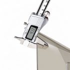 PANICAL Gold Wing GL1800 F6B Light Gray Side Air Deflectors showing approximately 4mm PMMA panel thickness