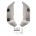 PANICAL Gold Wing GL1800 F6B Light Gray Side Air Deflectors adjustable 4mm PMMA left and right set with piano black hardware for 2018-2026 models