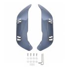 PANICAL Gold Wing GL1800 F6B Blue Gray Side Air Deflectors adjustable 4mm PMMA left and right set with chrome hardware for 2018-2026 models