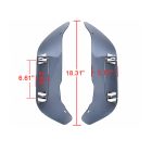PANICAL Gold Wing GL1800 F6B Blue Gray Side Air Deflectors dimensions showing 18.31 inch height and 5.12 inch panel width