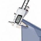 PANICAL Gold Wing GL1800 F6B Blue Gray Side Air Deflectors showing approximately 4mm PMMA panel thickness