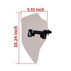 PANICAL Gold Wing GL1800 F6B PMMA hand wind deflector dimensions 10.24 by 5.91 inches light gray panel
