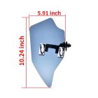 PANICAL Gold Wing GL1800 F6B blue PMMA hand wind deflector dimensions 10.24 by 5.91 inches