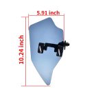PANICAL Gold Wing GL1800 F6B blue PMMA hand wind deflector dimensions 10.24 by 5.91 inches with piano black hardware