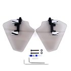 Gold Wing PMMA Long Hand Wind Deflectors Chrome by PANICAL, light gray semi-transparent 4mm left and right set for 2018-2026 models