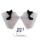 Gold Wing PMMA Long Hand Wind Deflectors Piano Black by PANICAL, light gray semi-transparent 4mm left and right set for 2018-2026 models