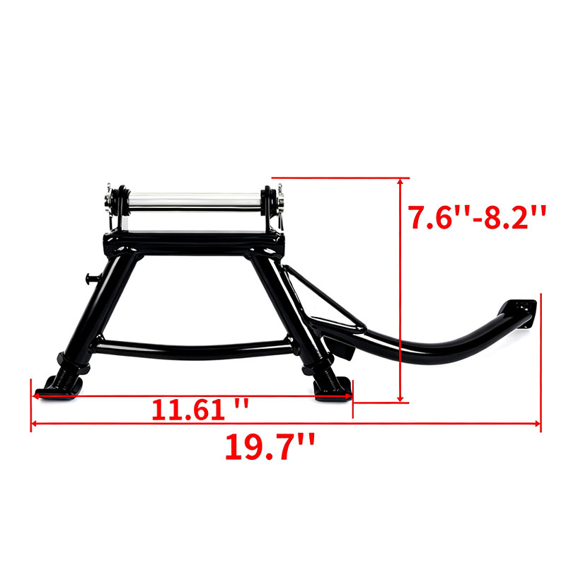 Gold Wing GL1800 Adjustable Center Stand dimensions with 7.6 to 8.2 inch height