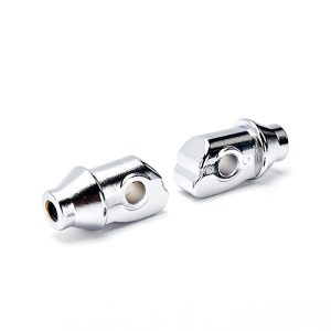 PANICAL Indian Motorcycle Footpeg Adapter Type 1 Silver pair