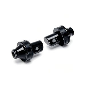 PANICAL Indian Motorcycle Footpeg Adapter Style 2 Black pair