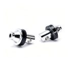 PANICAL Indian Motorcycle Footpeg Adapter Style 2 Silver pair