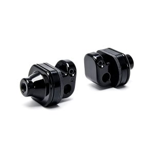 PANICAL BMW Motorcycle Footpeg Adapter Black for K1600 R1200 R1250 models