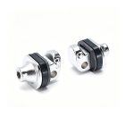 PANICAL BMW Motorcycle Footpeg Adapter Silver for K1600 R1200 R1250 models