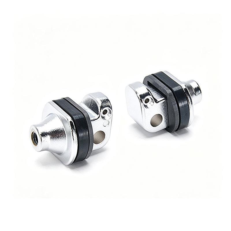 DS20250913-N-1 PANICAL BMW Motorcycle Footpeg Adapter Silver for K1600 R1200 R1250 models