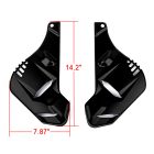 PANICAL Gold Wing Matte Black Front Brake Caliper Covers size 14.2 by 7.87 inches