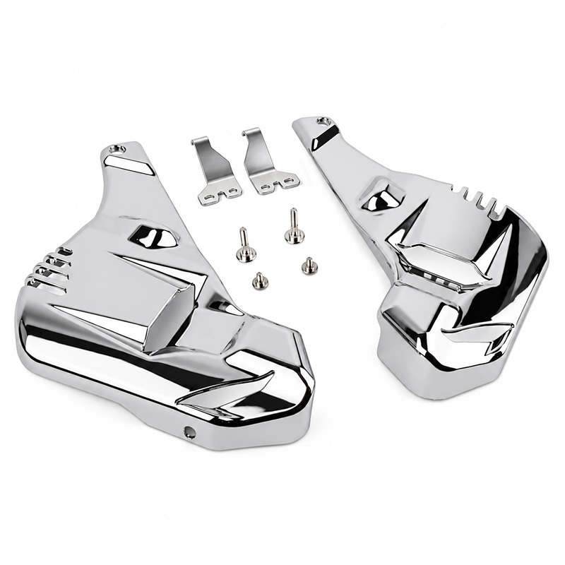 DS20200701-C-1 PANICAL Gold Wing Bright Chrome Front Brake Caliper Covers left and right set for Honda GL1800 F6B 2018-2026