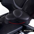 PANICAL Gold Wing Tour Rotatable Passenger Armrests showing swivel movement for rear passenger access