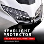 PANICAL Gold Wing GL1800 Headlight Protector installed on 2018-2026 Honda Gold Wing with clear left and right PMMA guards