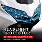 PANICAL Gold Wing GL1800 F6B Lake Blue Headlight Protector installed on 2018-2026 Honda Gold Wing