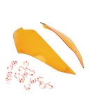 Gold Wing GL1800 F6B Orange Headlight Protector by PANICAL, transparent PMMA left and right guards for 2018-2026 models