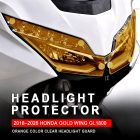 PANICAL Gold Wing GL1800 F6B Orange Headlight Protector installed on 2018-2026 Honda Gold Wing