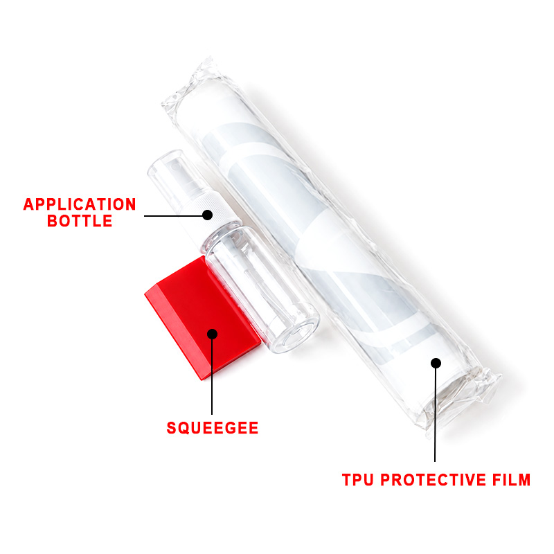 PANICAL Gold Wing light smoke TPU headlight protective film with supplied installation tools
