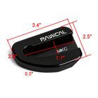 PANICAL Gold Wing GL1800 Gen-1 side stand enlarger dimensions 3.4 x 2.5 x 0.5 inches