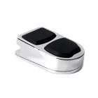 Gold Wing GL1800 Brake Pedal Cover by PANICAL, enlarged chrome zinc alloy rear brake pedal pad for 2018-2026 F6B and Tour models