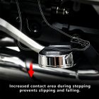 PANICAL Gold Wing GL1800 enlarged brake pedal cover with larger foot-contact area