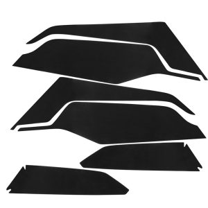 PANICAL Gold Wing TPU Turn Signal Tint Film deep black pre-cut front and rear set for Honda GL1800 F6B 2018-2026