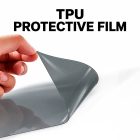 PANICAL Gold Wing Light Black TPU Turn Signal Tint Film showing flexible translucent TPU material