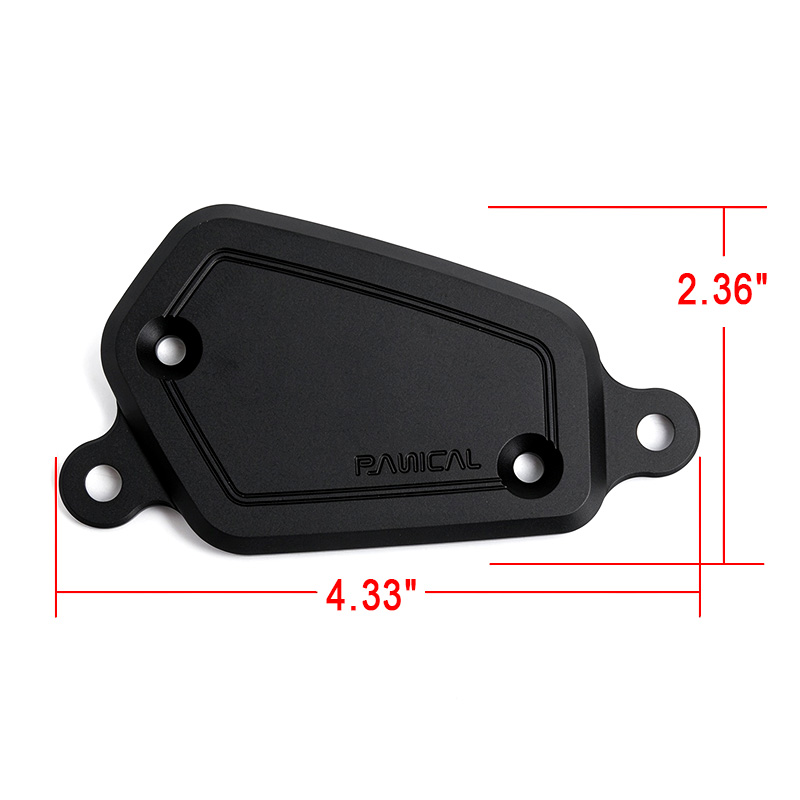 PANICAL Gold Wing clutch reservoir extension mount base dimensions 4.33 x 2.36 inches left side